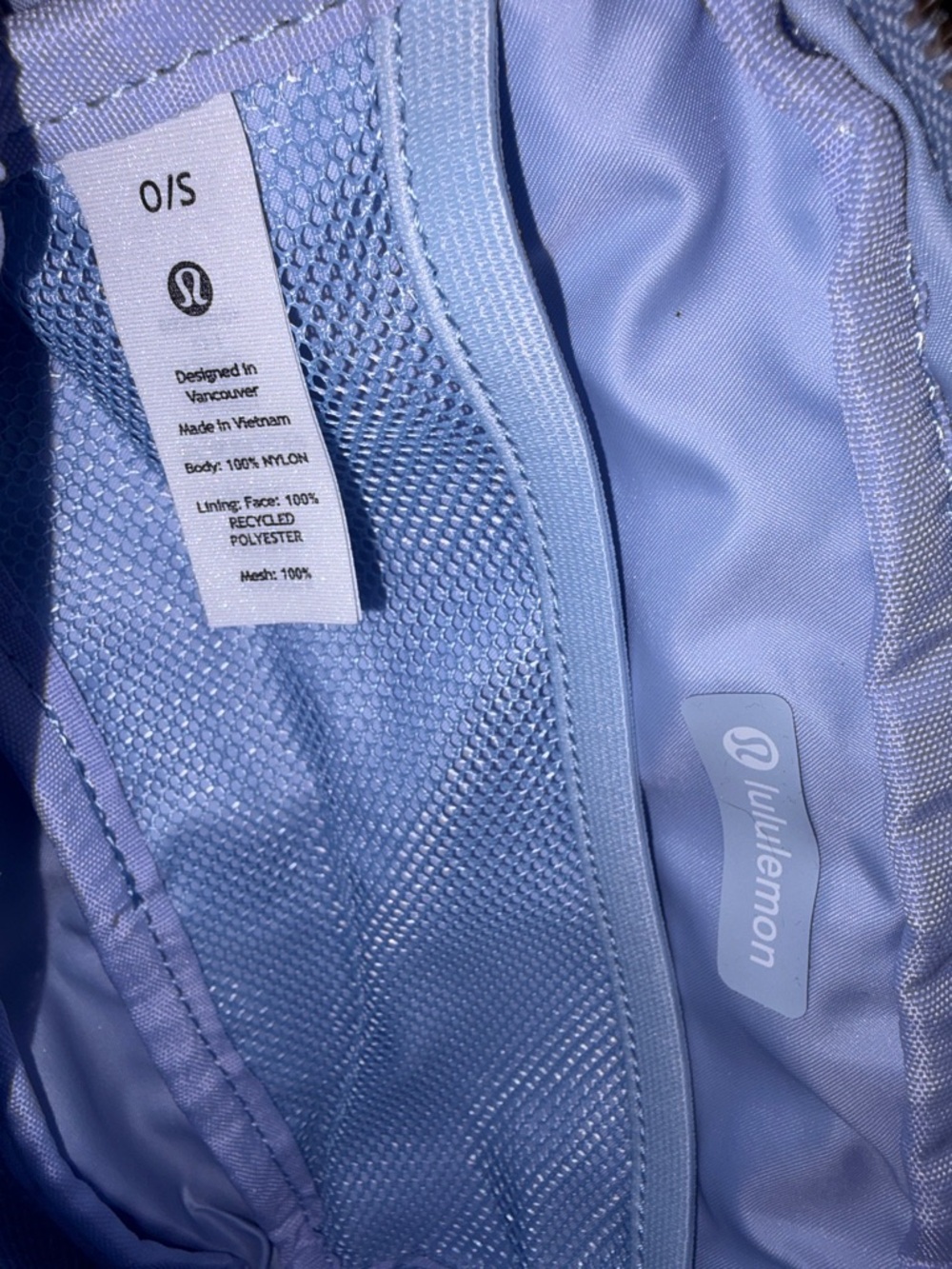 Lululemon Everywhere Belt Bag 1L Pastel Blue Gold Hardware Gold Strap NWT - Picture 6 of 14